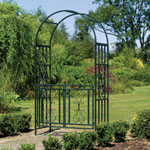 Kensington Metal Garden Arch With Gates